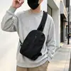 Bolso Cruzado Simple de un Solo Hombro para Hombre, Bolso de Pecho Casual, Bolso Diagonal Multiusos de Marca de Moda, Bolso Pequeño, Bolso Mensajero de Moda para Hombre