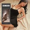 Camisón Sexy de Venta Rápida con Efectos de Ataque de Alta Velocidad y Golpe Crítico, Estilo Puro Deseo, Ropa de Dormir Sexy, Ropa para el Hogar, Camisón, Falda Ultra Corta de Seda de Leche para Dormitorio