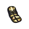 Set de cubiertos portátil para exteriores 1010 Acero inoxidable Cubiertos estilo occidental Camping Cuchillo para bistec Tenedor Cuchara Set de cubiertos