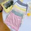 Pantalones de Seguridad para Niñas Anti-rozaduras Ligeros de Verano Finos Pantalones Cortos Básicos de Modal para Niños Calzoncillos Bóxer para Niñas de Edad Media y Grandes