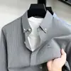 Camisa de alta qualidade 100% algodão para outono para homens, simples e casual, top versátil de manga longa, estilo casual leve e maduro