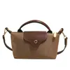 Bolso de Hombro con Textura de Alta Gama de Moda para Mujer Casual Versátil Bolso Dumpling Retro Trendy Bolso Pequeño de Lujo Ligero Bolso para Mujer