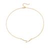 Collar de perlas cruzadas de alta gama de lujo ligero para mujer, nuevo estilo frío de moda 2022, cadena de clavícula simple