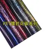 Pegatinas de Coche de Venta Caliente Transfronterizas Fibra de Carbono Forjada Negro Rojo Fibra de Carbono Vinilo Película de Recorte Interior A1