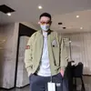 Chaqueta de aviador de estilo americano de moda para hombre, con cuello de béisbol, transpirable, versátil, holgada, para uso casual y deportivo, Primavera 2025