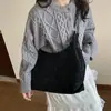 Bolso tote vintage de gamuza estilo coreano para mujer, bolso de hombro de nuevo diseño de nicho a la moda, bolso cruzado de gran capacidad para el día a día