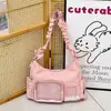 Bolsa Ita Shuai Mijia Estilo Japonés con Patrón de Estrellas para Mujer, Bolso de Hombro de Gran Capacidad, Estilo Dulce para Niñas, Bolso Cruzado para Estudiantes de Secundaria