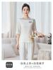 Venta al por mayor en stock traje de overol para salón de belleza para mujer primavera y verano de alta gama belleza médica SPA salón de salud uniformes de técnico de pedicura