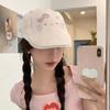 Gato KT Retro Pedrería Lindo Dibujo Animado Gorra de Visera Estilo Y2K Milenio Sexy Subcultura Versátil Boina