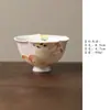 Xícara de Cerâmica Pintada à Mão Raposa de Nove Caudas Yiyan Master Cup Luxo Leve Feminina com Borda Floral Xícara Única Exquisita Conjunto de Chá Gongfu