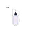 Botella jeringa de 30 ml Botella exprimible de PE Botella de pintura de 10 ml Botella de tinta de 15 ml Botella de plástico líquido para tatuajes