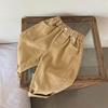 Pantalones Casuales de Primavera y Otoño para Niños y Niñas, Modernos, Elegantes, Estilo Coreano y de Hong Kong, de Moda, Pantalones de Papá de Celebridad de Internet
