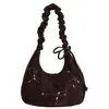 Bolsa Retro Mate para Mujer de Gran Capacidad 2025 Nuevo Otoño Bolso de Hombro Casual Textura Bolsa Tote para el Trabajo y el Viaje