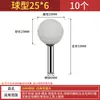 Mango de 3/6MM rueda de esmerilado de corindón blanco cerámico cabezal de esmerilado pulido de metal cabezal de esmerilado eléctrico cilíndrico bala en forma de T arena fina