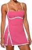Vestido Deportivo de Dos Piezas para Mujer Amazon Transfronterizo con Forro Antiexposición para Correr al Aire Libre, Fitness y Tenis