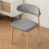 Nueva Funda para Silla Curva en Forma de C con Funda para Silla de Cuerno Dividida Engrosada y Funda para Cojín de Taburete, Totalmente Cerrada y a Prueba de Gatos