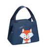 Almoço de estudante com refeição Lancheira de desenho animado Bolsa de lancheira portátil de animal fofo para viajantes de escritório que saem Lancheira isolada Bolsa