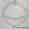 Fábrica de Origem Personalizada Design Profissional Colar Corrente Clavícula Camélia Pérola Francesa Suporta Personalização de Acordo com Desenhos e Amostras