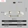 Lámpara de araña para restaurante transfronterizo, luz de anillo circular de lujo ligero, lámpara colgante de cristal personalizada para sala de estar, recepción de hotel, vestíbulo, modelo nuevo 2026