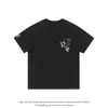 Nueva camiseta de manga corta con tejido Solon de tacto frío, bordada con 10,000 puntadas, para hombre y mujer, top versátil de moda 2026