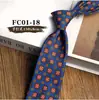 Gravata Impressa Estilo Retro Hong Kong 8cm Amarrada à Mão para Casamento Masculino, Apresentação, Uso Diário, Acessórios para Terno Formal