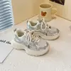 Nuevos Zapatos Deportivos de Primavera y Verano para Niños, Suela Suave, Antideslizantes, Malla Transpirable Estilo Coreano Zapatos de Papá, Versátiles Sandalias Deportivas Casuales para Correr