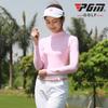 Venta al por mayor de fabricante Ropa de golf fina de verano con protección solar, Ropa interior de seda helada, Tops de golf estilo coreano anti-UV