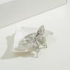 Moda Coreana Sentido de Alta Gama Anillo de Mariposa ins Trendy Personalizado Diseño Nicho Accesorios Lujo Ligero Anillo Abierto Joyería