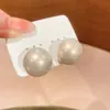 Pendientes de plata con baño de oro real, aguja cuadrada, borla de perla y circonita, pendientes de lujo ligero de alta gama, fabricante de pendientes vintage