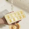 Bandeja de cubitos de hielo de plástico tipo prensa, molde de cubitos de hielo casero de silicona suave de grado alimenticio de gran capacidad, caja para hacer hielo rellena de agua
