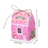 Nova Caixa de Doces de Natal Europeia Transfronteiriça, Caixa de Doces de Papel Kraft, Embalagem para Assados de Casa de Natal Pequena, Caixa de Doces de Casamento, em Estoque