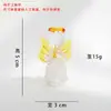 Árbol de Navidad de Vidrio Glaseado Zibo Ángel Muñeco de Nieve Adorno Colgante de Regalo Navideño Decoración para Coche Comercio Exterior Transfronterizo