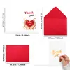 Compra Directa Transfronteriza desde Amazon: Páginas Interiores en Blanco para Mensajes Manuscritos, Recuperación y Gratitud Set de Tarjetas de Felicitación con Sobre Grande