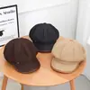 Boina octogonal literaria de estilo británico, gorra de niño de otoño para mujer, gorra de pintor retro con una elegante visera de pico de pato