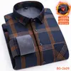 Camisa de forro polar de doble cara para hombre, venta directa de fábrica, camisa cálida de manga larga para otoño e invierno, camisa base engrosada informal de negocios para hombre