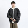 M-XL Nuevo Tamaño Grande Ropa de Trabajo Chaqueta de Cuero PU para Hombre Chaqueta de Cuero Engordada para Hombre Uniforme de Béisbol para Hombre Ropa para Gordos Estilo Callejero Americano
