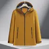 Combinación de Colores Otoño e Invierno Impermeable Cortavientos para Hombre Transfronterizo con Capucha Chaqueta de Trabajo Chaqueta Casual para Exteriores Chaqueta Personalización para Hombre