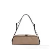 Bolso pequeño cuadrado de gamuza color Maillard para mujer, nuevo modelo 2026, diseño de nicho de alta gama, bolso de hombro y para llevar debajo del brazo para el día a día