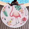 Toalla de Playa Redonda Moda Flamenco Suave Absorbente Borla Microfibra Impresión Digital Toalla de Baño Toalla Venta al por Mayor