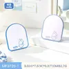 Miffy Pantalla Completa Espejo de Papel Plegable Espejo de Maquillaje de Escritorio Portátil Espejo de Mano Pantalla HD Espejo de Tocador de Escritorio para Dormitorio de Estudiante