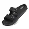 Pantuflas Transfronterizas Nuevas de Suela Gruesa para Hombre, Calzado de Verano para Exteriores, Pantuflas Slip-On para Pareja, Zapatos de Playa de Color Sólido para Exteriores de Talla Grande para Hombre