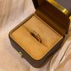 Jóias Antigas Médias Estilo Francês Vintage Anel de Ouro 18K Mulheres Ins Niche Light Luxury High-grade All-match Personalizado Anel Aberto