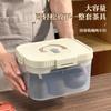 Caixa de Armazenamento Personalizada para Conjunto de Chá Rack Drenante Dois em Um Portátil à Prova de Poeira Estilo Acampamento ao Ar Livre Rack de Armazenamento para Bule de Chá Kung Fu