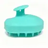 Pente de Massagem Estilo Cabaça de Palha de Trigo Cabeça de Escova de Silicone para Shampoo Massageia os Meridianos do Couro Cabeludo Coçador de Cabeça Pode Ser Personalizado