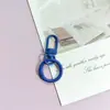 Llavero de color macarrón, accesorios de joyería DIY, colgante de color caramelo, hebilla de puerta, llavero de anilla de resorte, adornos colgantes de color