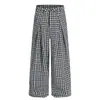 Estilo Old Money Street Pantalones Casuales de Pierna Ancha Plisados Simples 2026 Holgados 3D Pantalones de Vestir