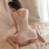 Uniforme de enfermera sexy para juego de rol, encaje puro, exposición sin cama, ropa interior de mujer, traje emocional divertido