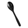 Cuchara Desechable Gruesa Personalizada para Postre Negra Cuchara para Sopa KFC Empaque para Llevar Cuchara de Plástico PP