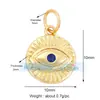 L55 nuevo popular europeo y americano Ojo de Diablo amuleto de la suerte ojo circón joyería creativa DIY