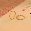 Anillo de Serpiente Espíritu para Mujer Moda de Nicho Serpiente del Zodiaco Anillo Benmingnian Anillo de Serpiente Nuevo Estilo Chino Anillo con Diseño Enrollado